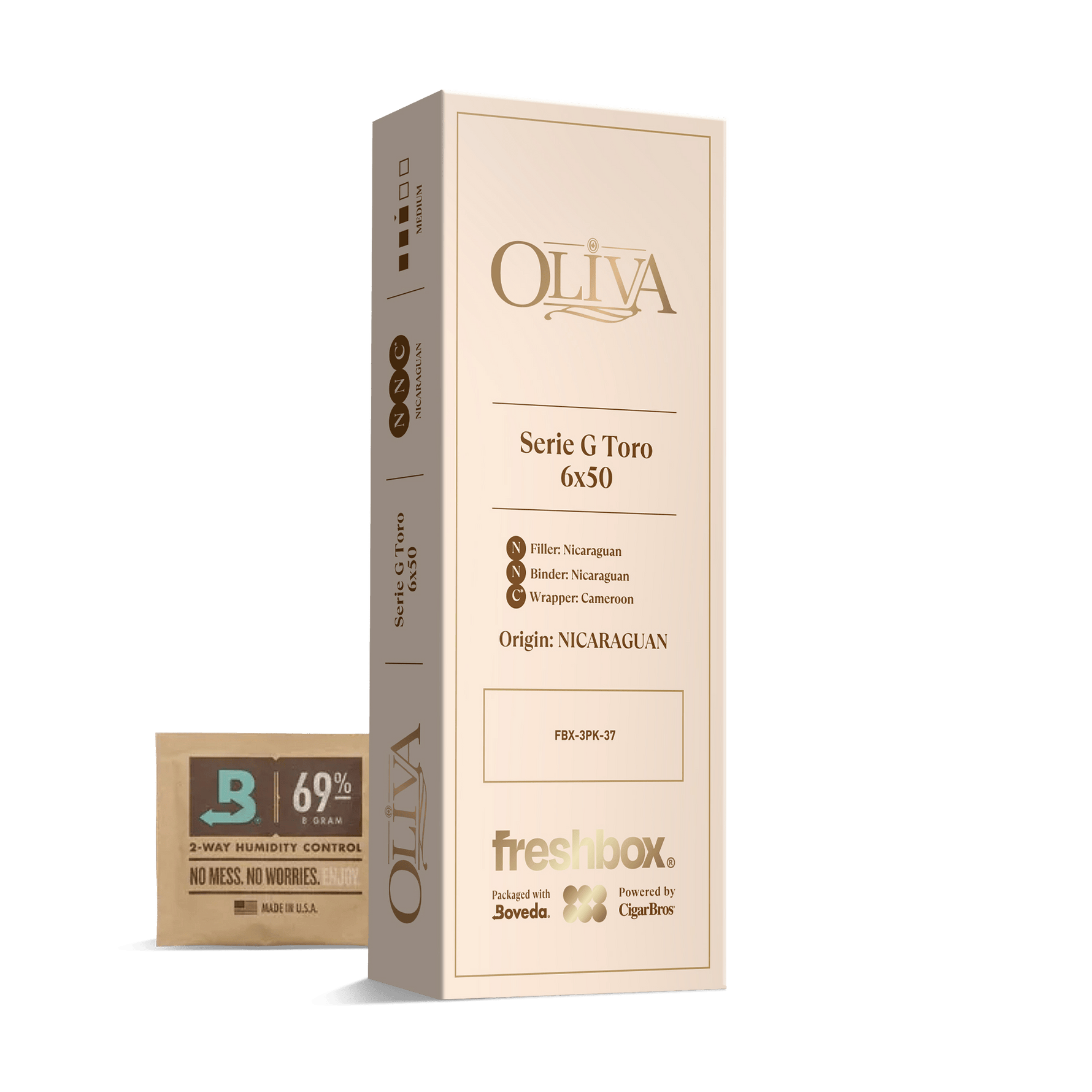 Oliva Serie G Toro 6x50 FreshBox | 3-Pack