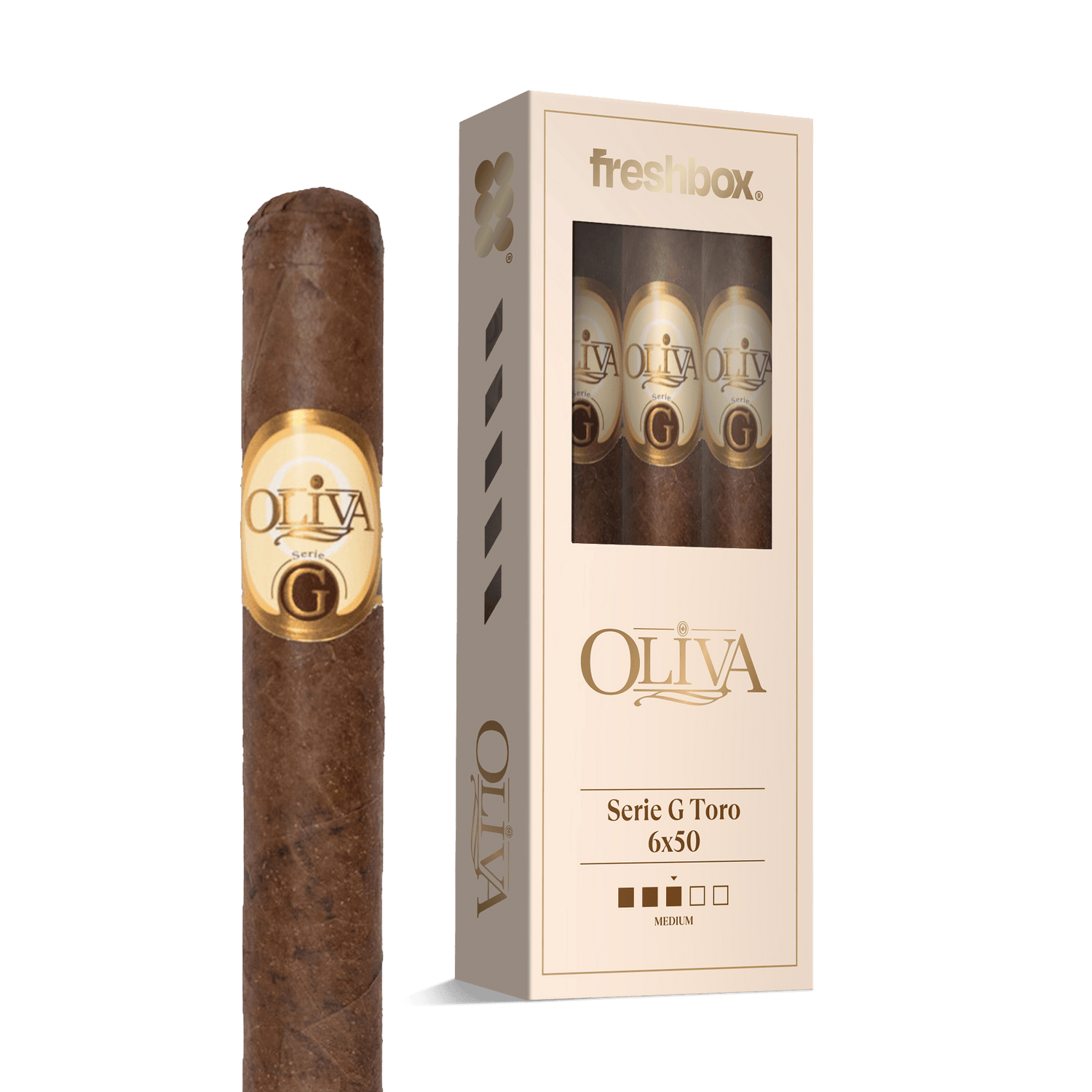 Oliva Serie G Toro 6x50 FreshBox | 3-Pack