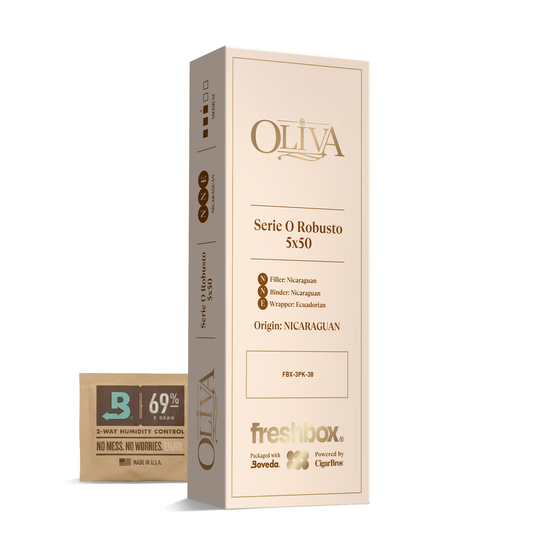 Oliva Serie O Robusto 5x50 FreshBox | 3-Pack