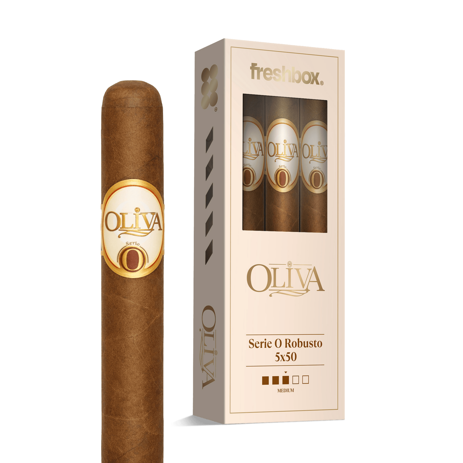 Oliva Serie O Robusto 5x50 FreshBox | 3-Pack