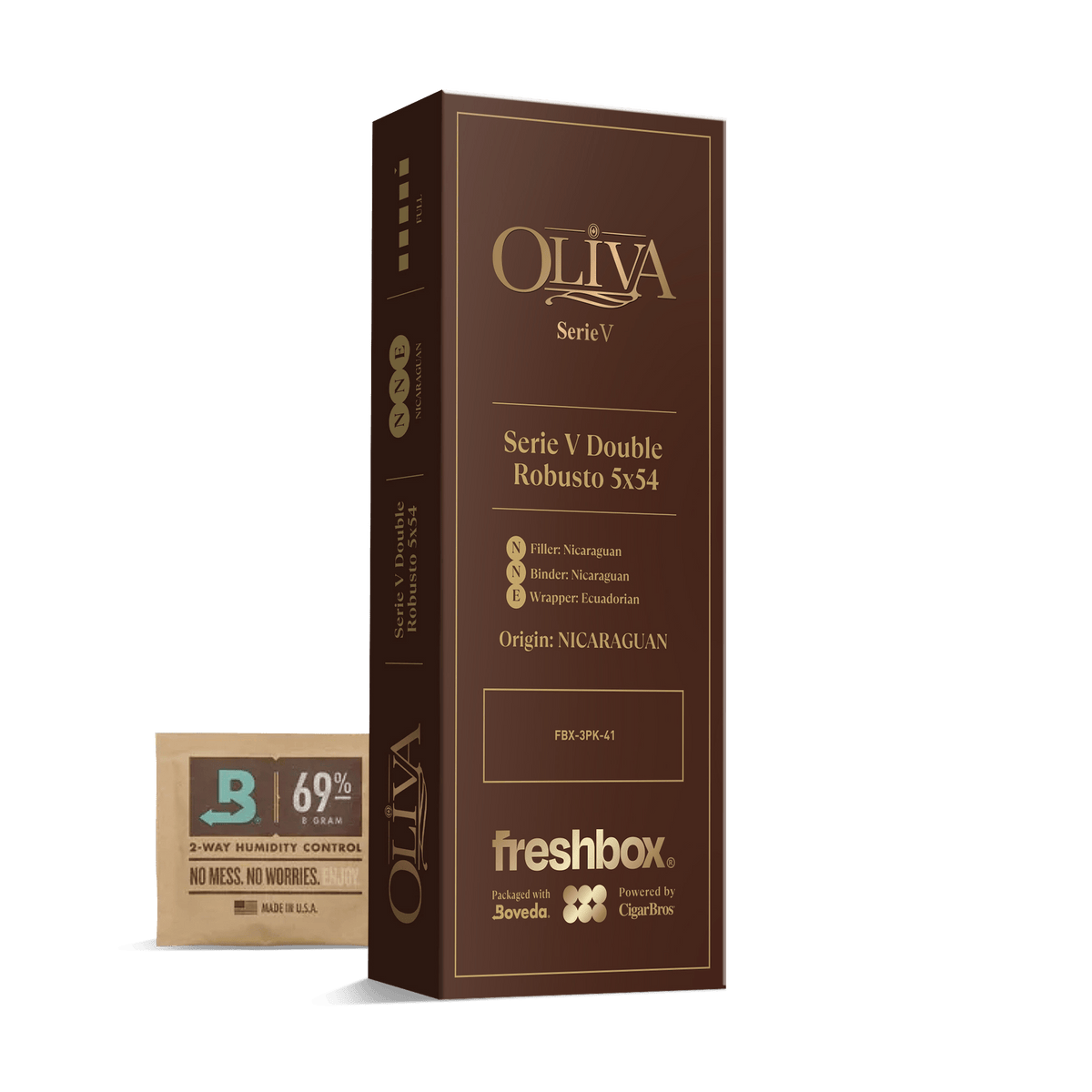 Oliva Serie V Double Robusto 5x54 FreshBox | 3-Pack