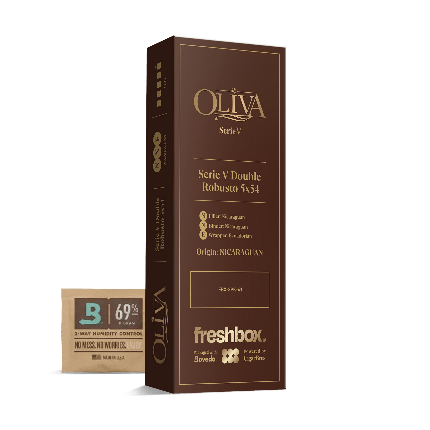 Oliva Serie V Double Robusto 5x54 FreshBox | 3-Pack