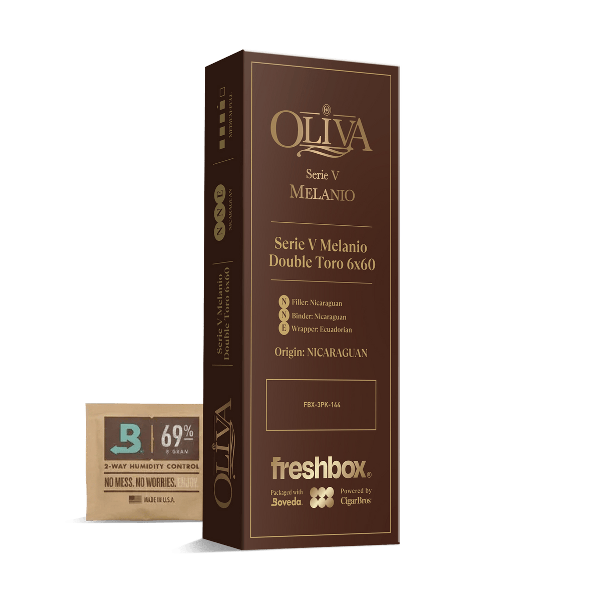 Oliva Serie V Melanio Double Toro 6x60 FreshBox | 3-Pack
