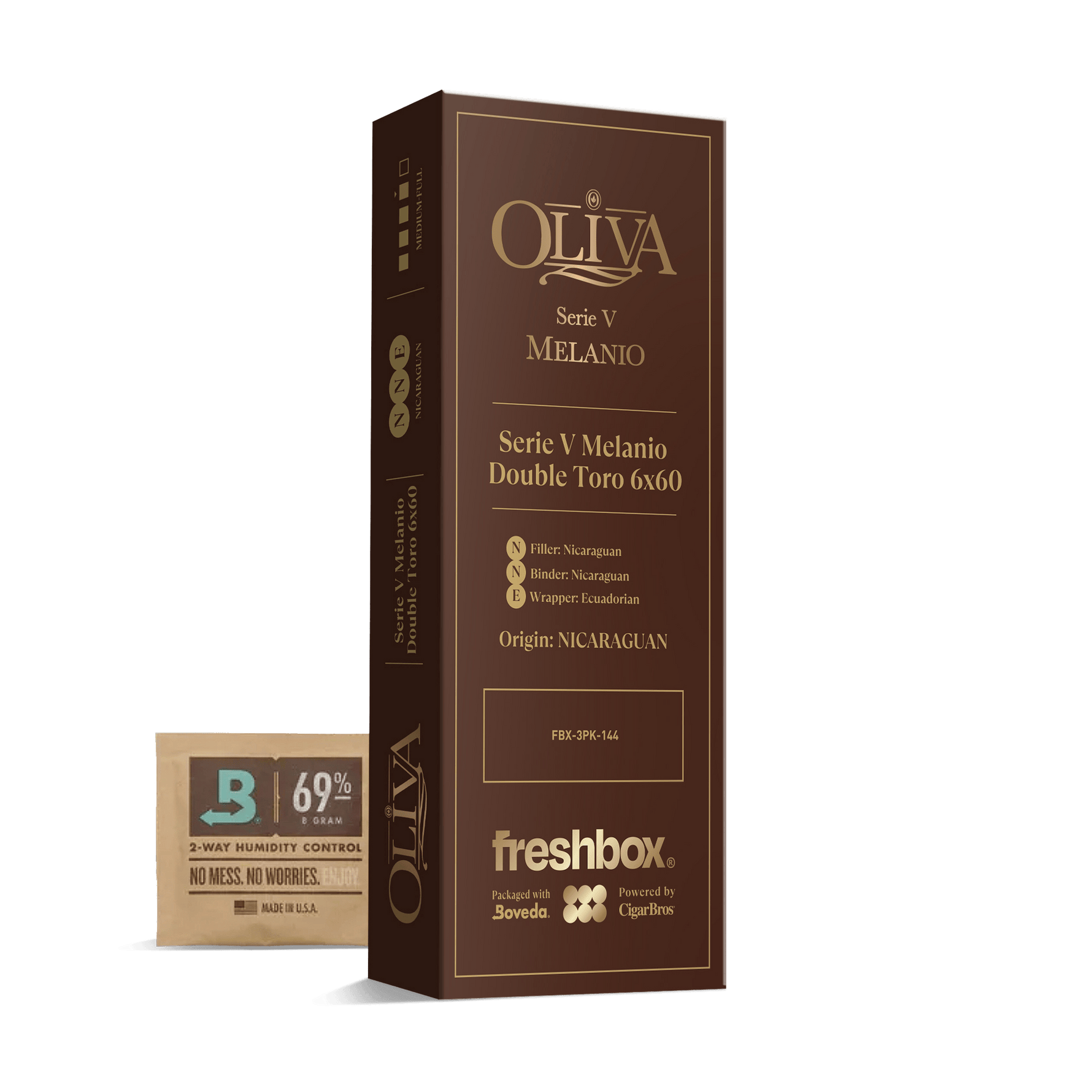 Oliva Serie V Melanio Double Toro 6x60 FreshBox | 3-Pack