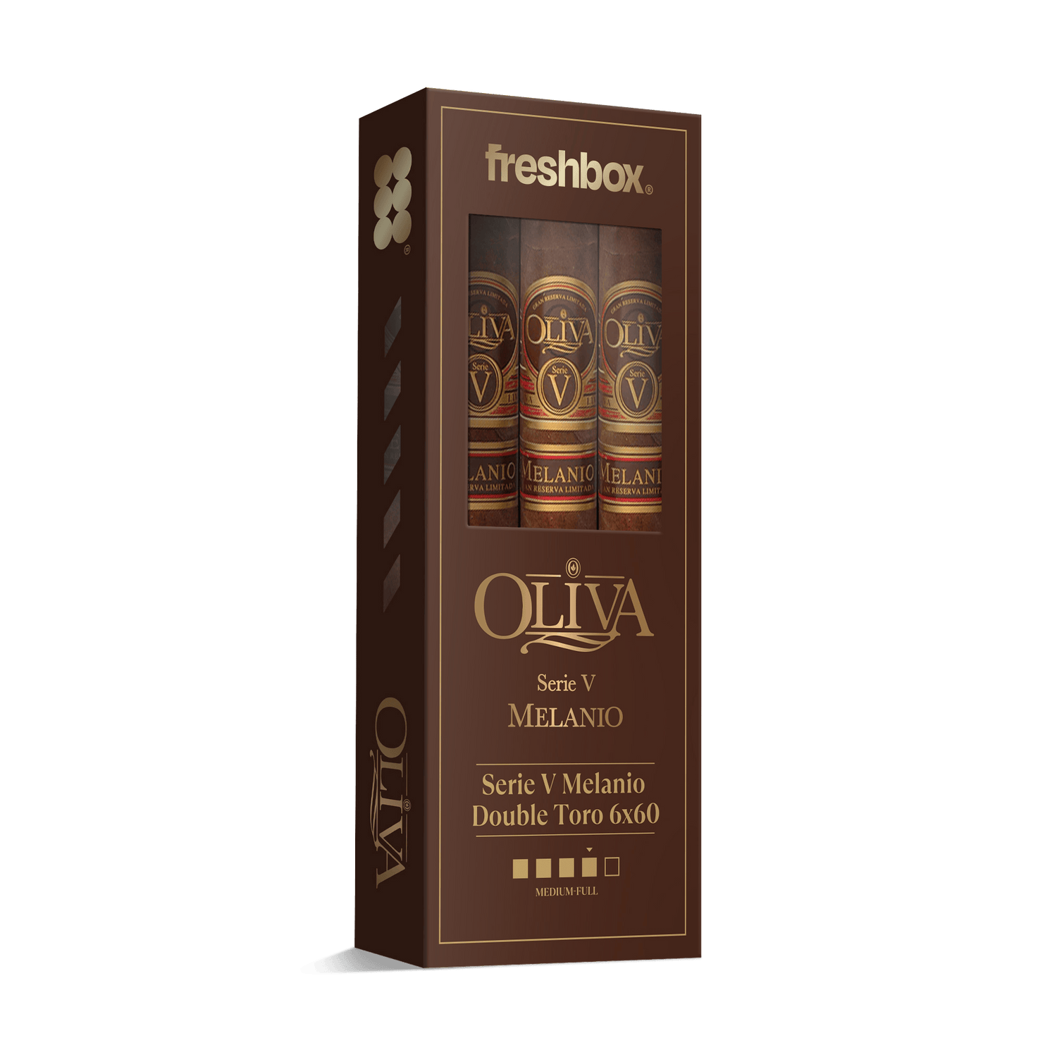 Oliva Serie V Melanio Double Toro 6x60 FreshBox | 3-Pack