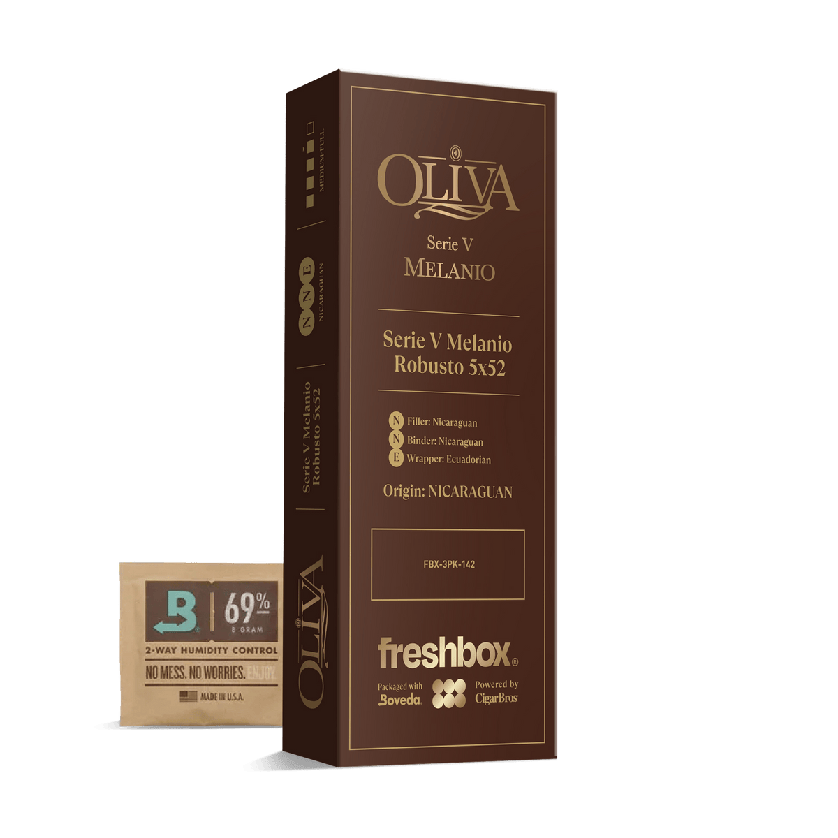 Oliva Serie V Melanio Robusto 5x52 FreshBox | 3-Pack