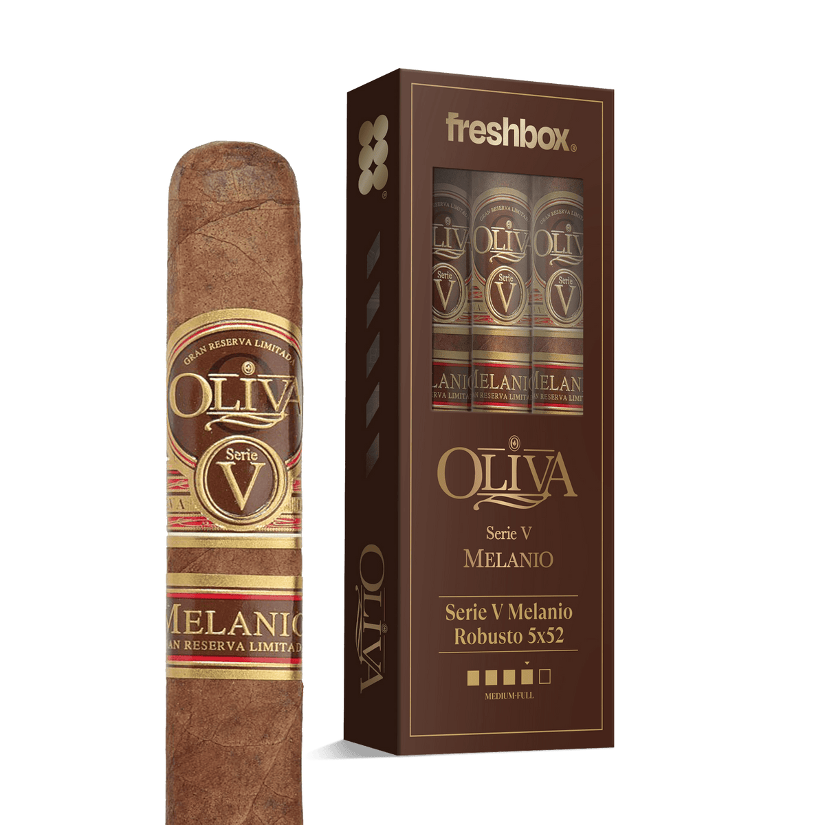 Oliva Serie V Melanio Robusto 5x52 FreshBox | 3-Pack