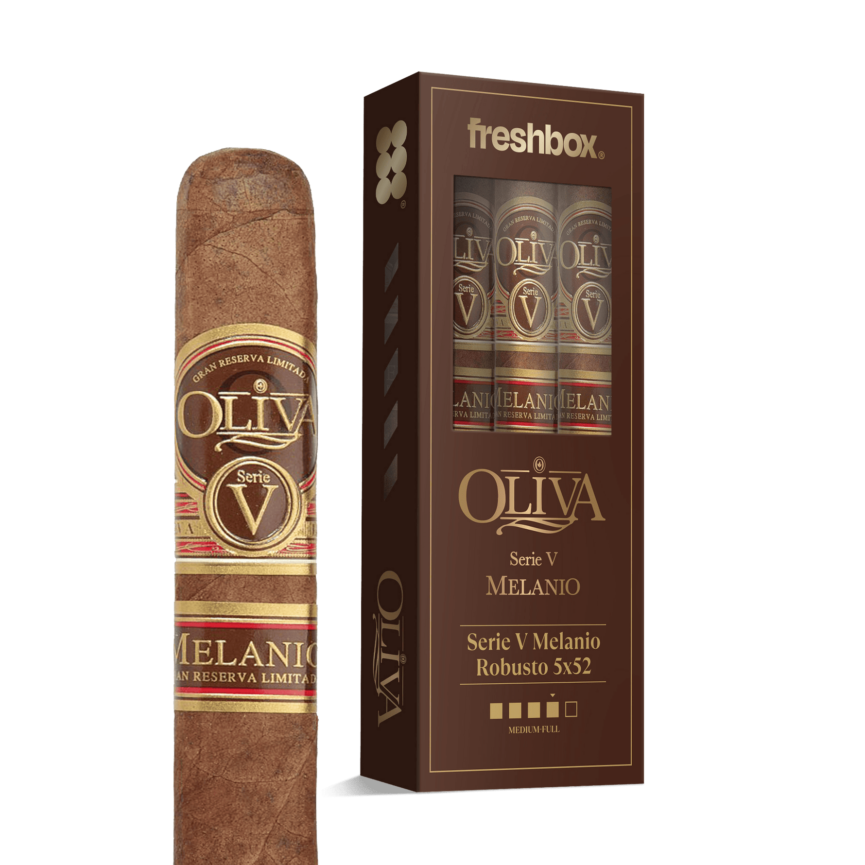 Oliva Serie V Melanio Robusto 5x52 FreshBox | 3-Pack
