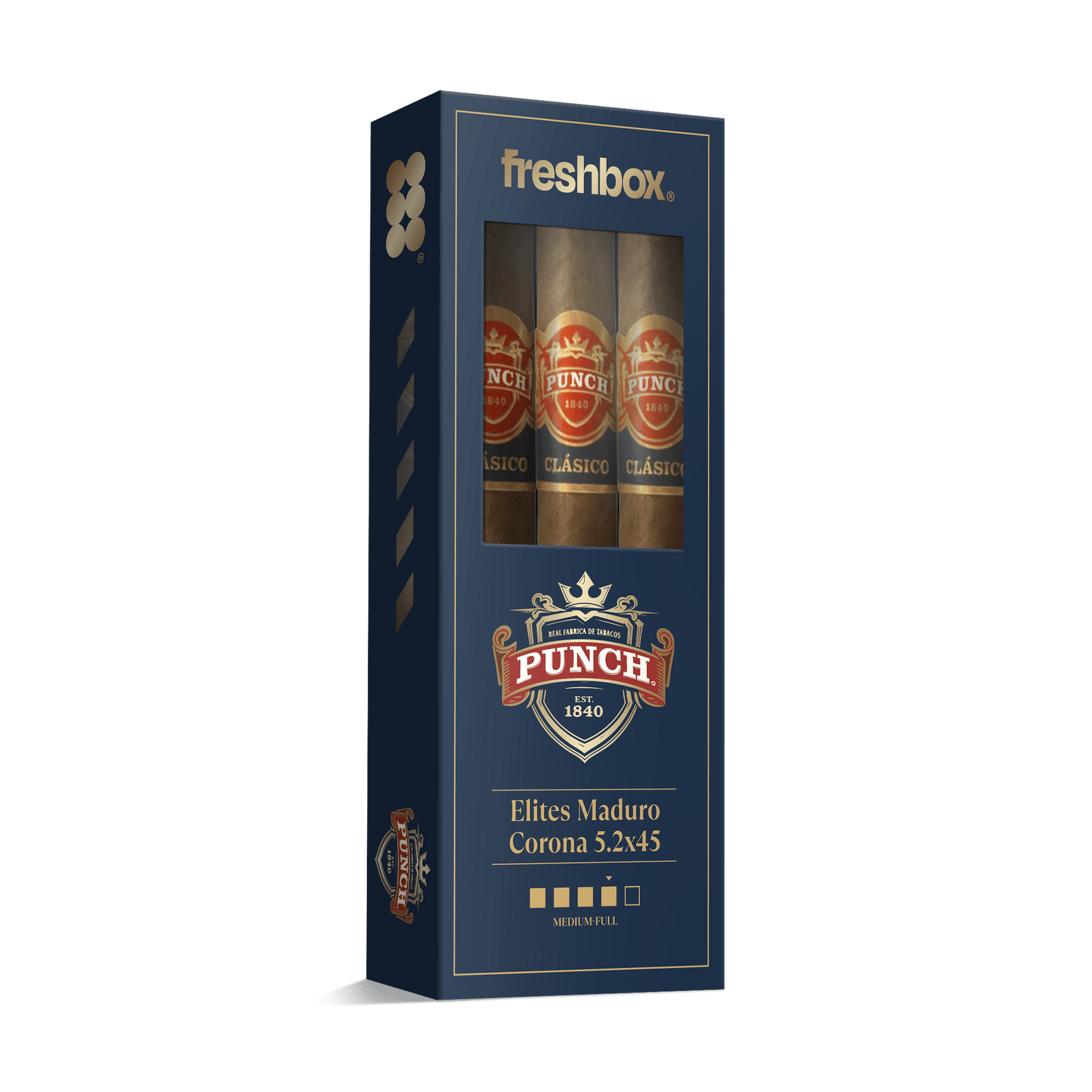 Punch Elites Maduro 5.2x45 FreshBox | 3-Pack
