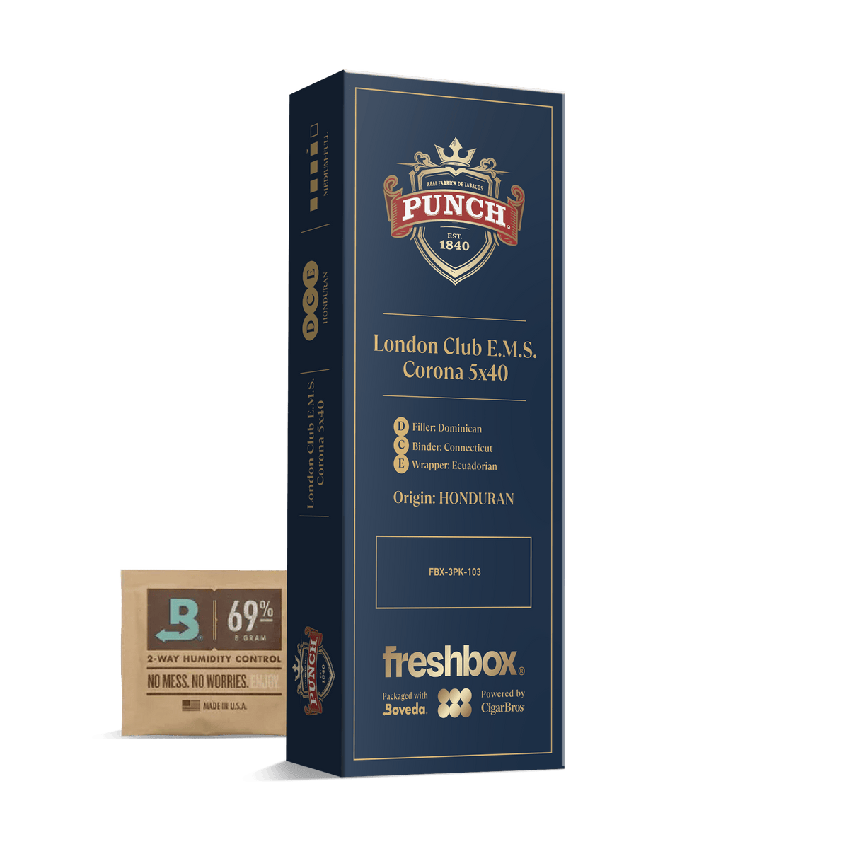 Punch London Club E.M.S. 5x40 FreshBox | 3-Pack