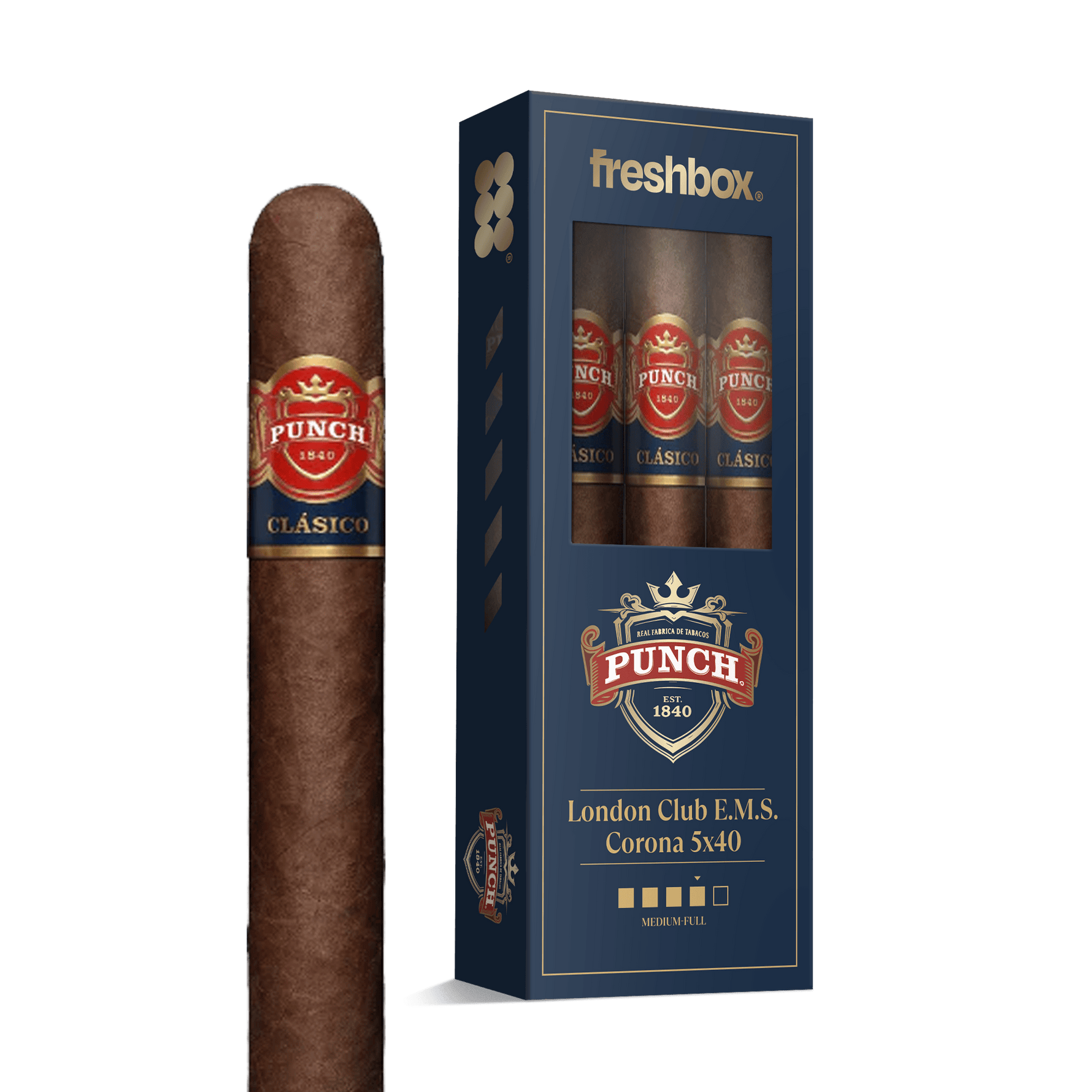 Punch London Club E.M.S. 5x40 FreshBox | 3-Pack