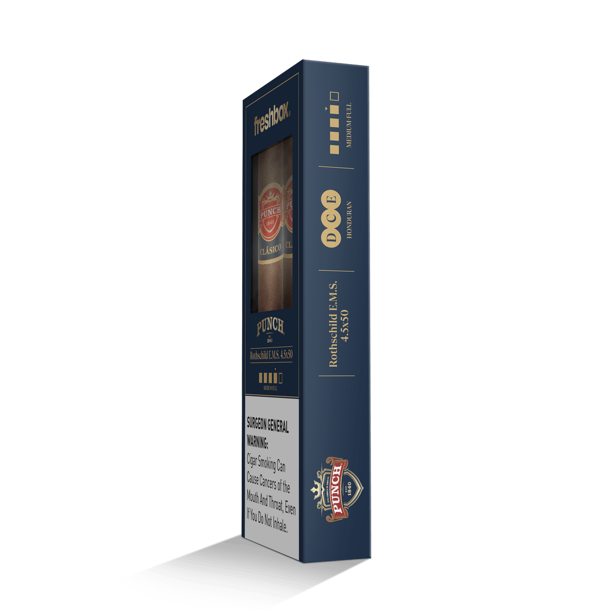 Punch Rothschild E.M.S. 4.5x50 FreshBox | Cigar 3-Pack