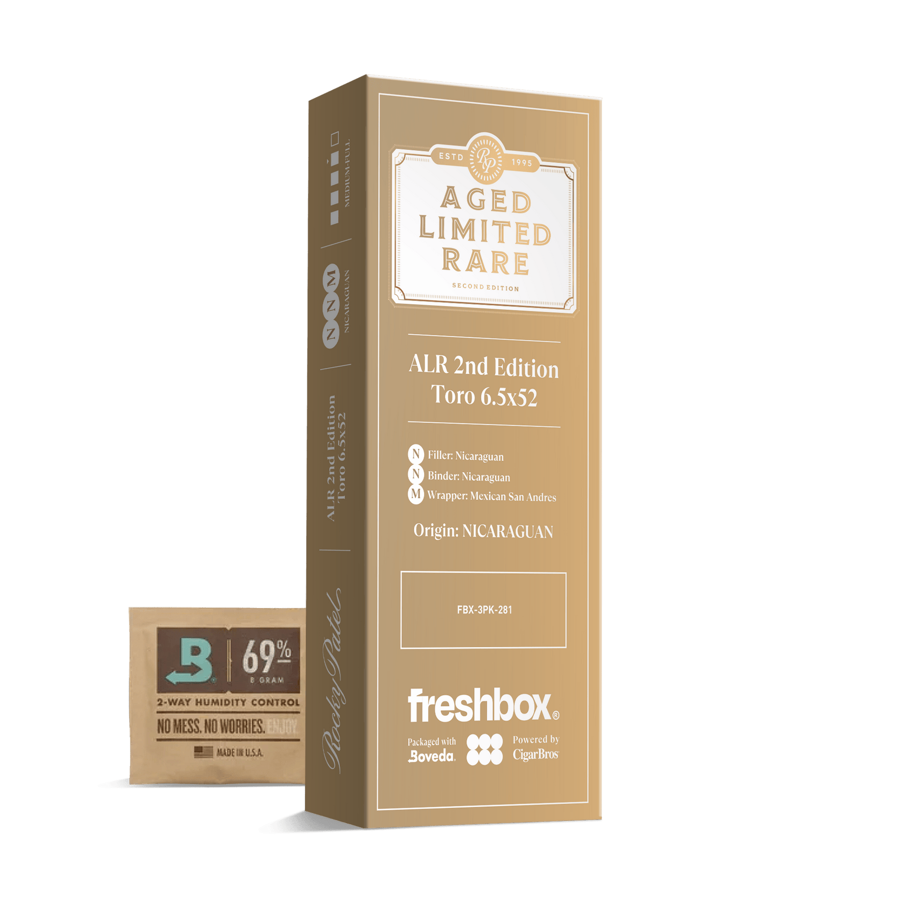 Rocky Patel ALR 2nd Edition Toro 6.5x52 FreshBox | 3-Pack