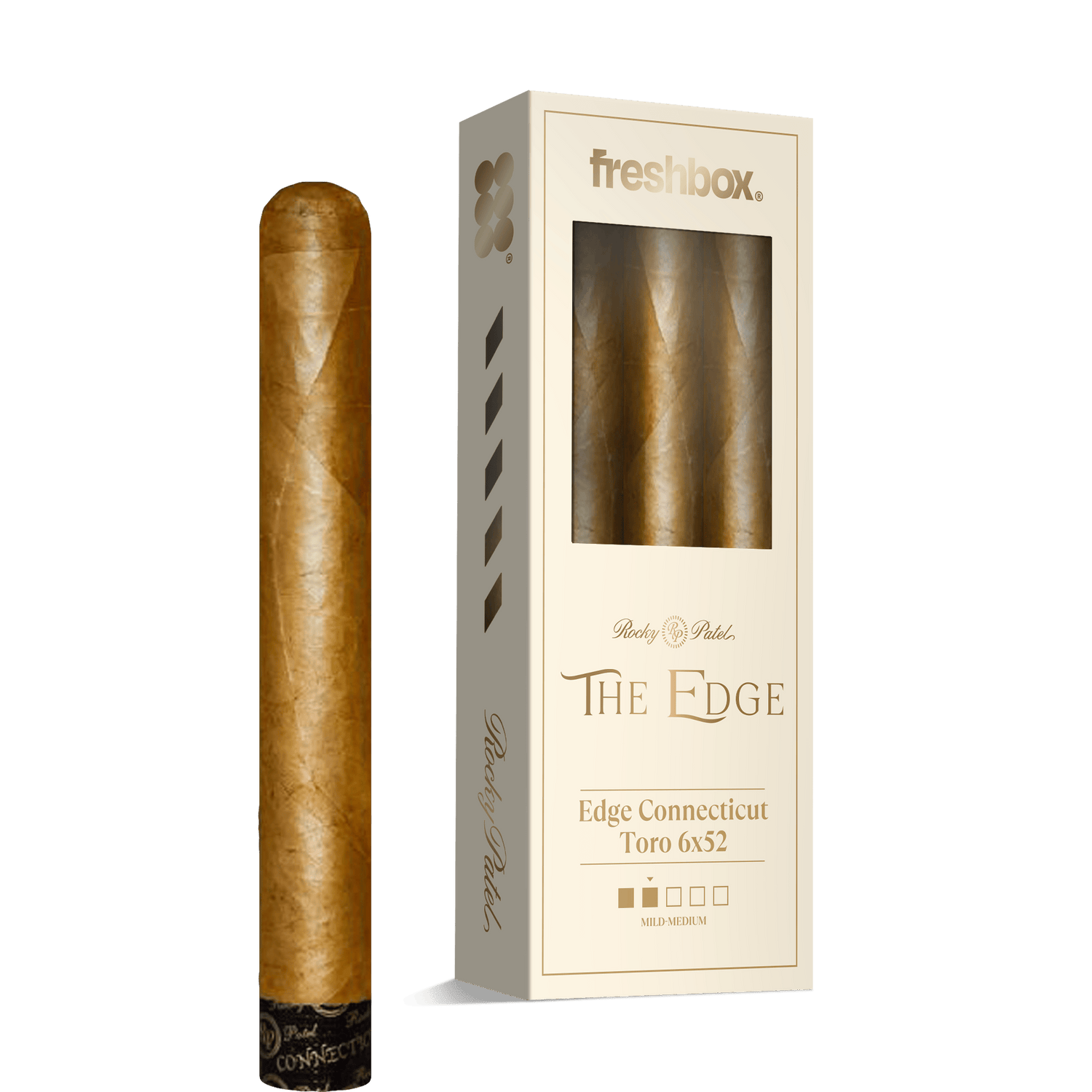 Rocky Patel Edge Connecticut Toro 6x52 FreshBox | 3-Pack