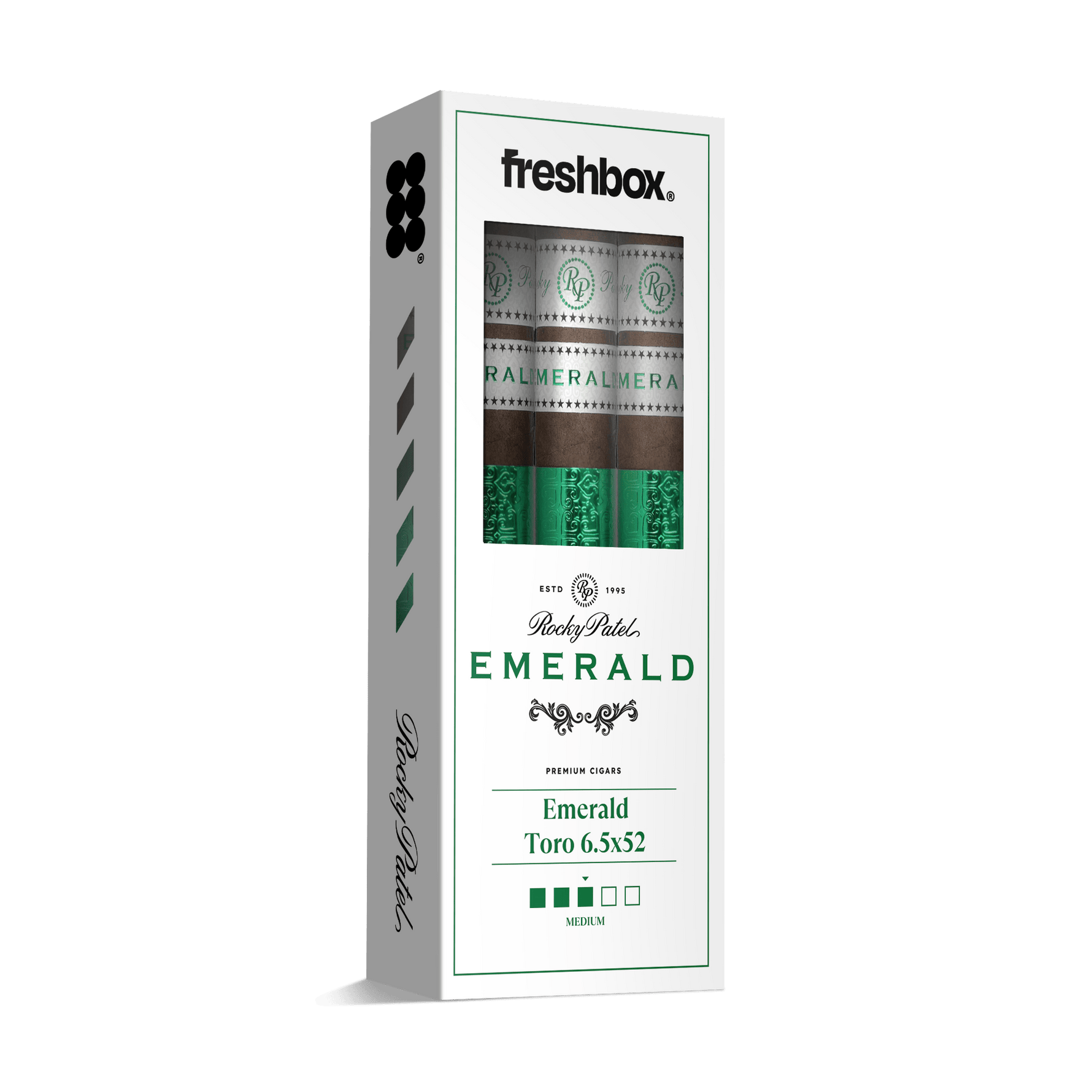 Rocky Patel Emerald Toro 6.5x52 FreshBox | 3-Pack