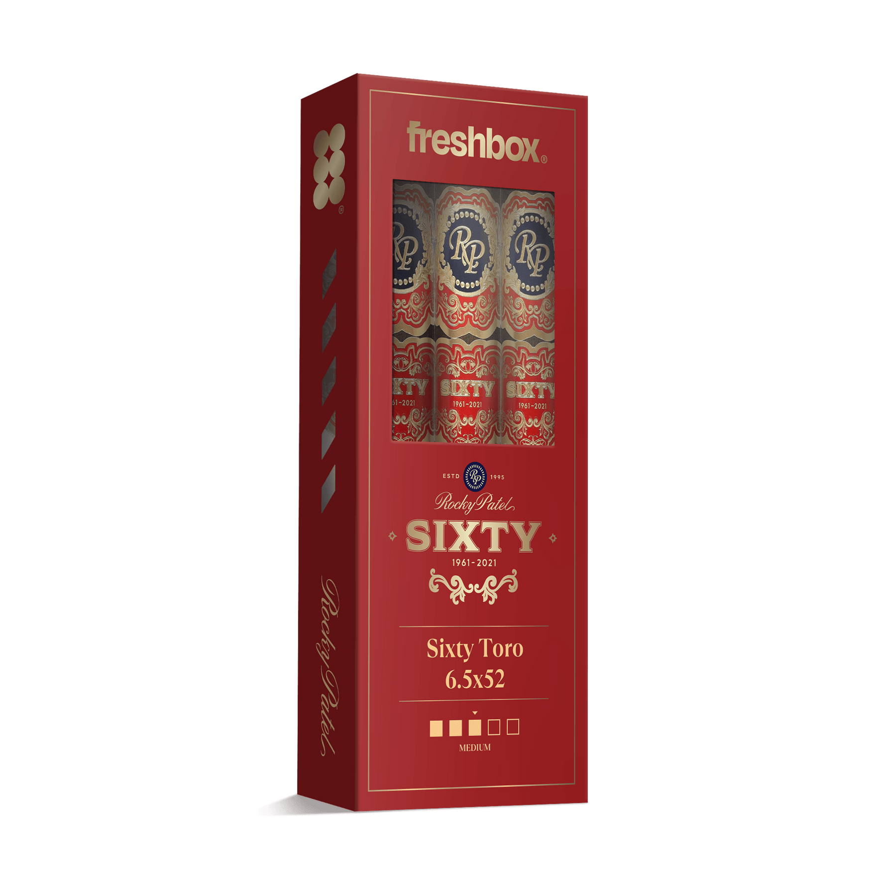 Rocky Patel Sixty Toro 6.5x52 FreshBox | 3-Pack