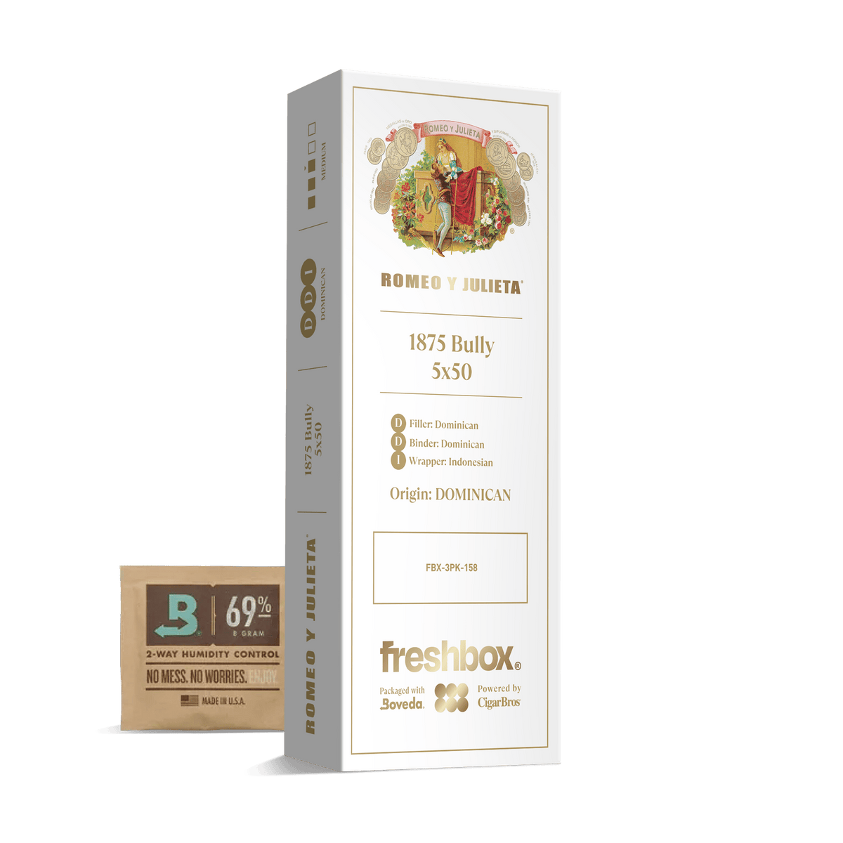 Romeo Y Julieta 1875 Bully 5x50 FreshBox | 3-Pack