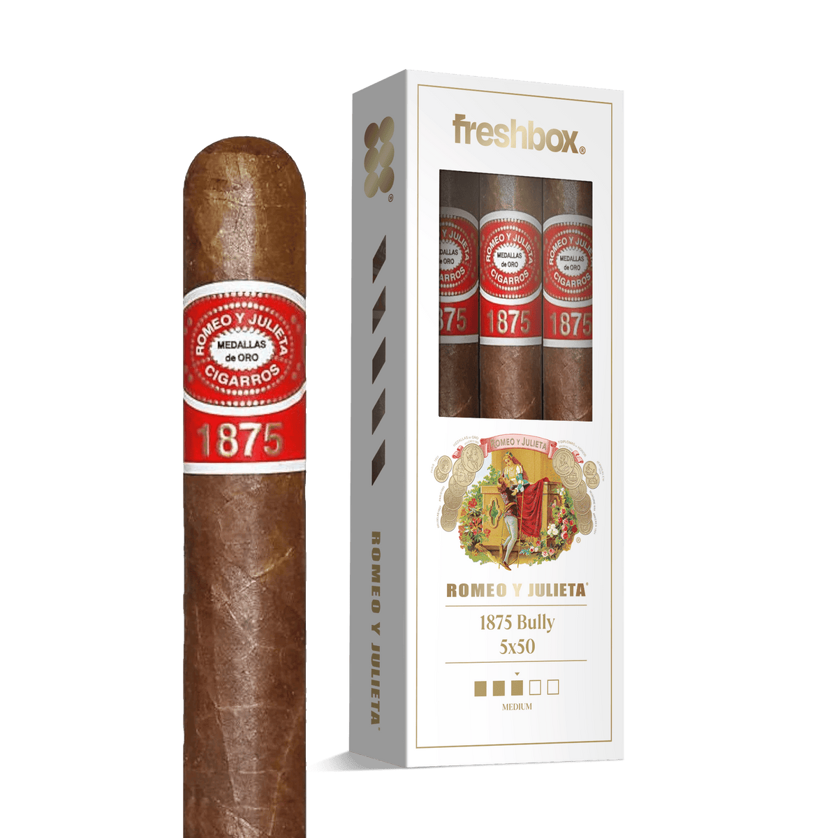 Romeo Y Julieta 1875 Bully 5x50 FreshBox | 3-Pack