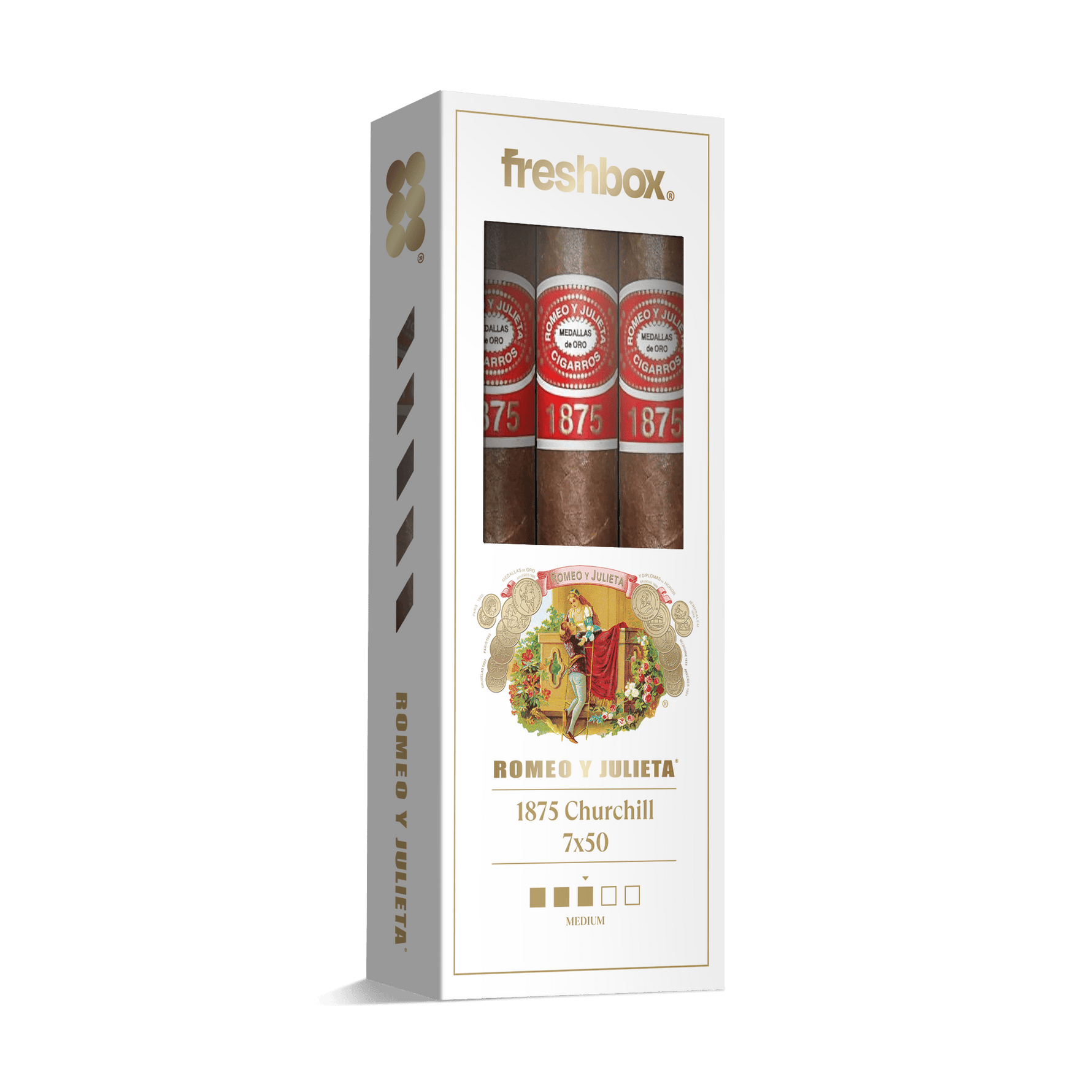 Romeo Y Julieta 1875 Churchill 7x50 FreshBox | 3-Pack