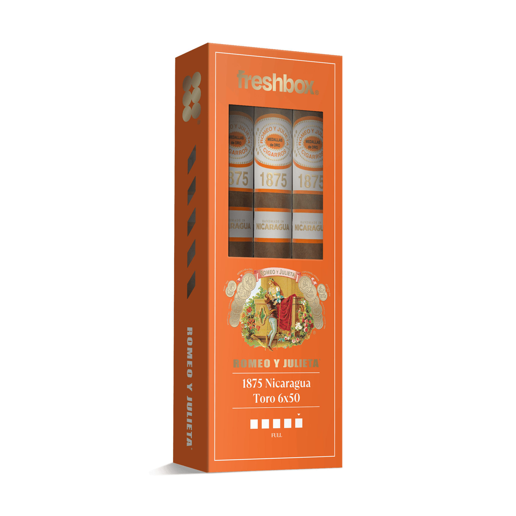 Romeo Y Julieta 1875 Nicauraga Toro 6x50 FreshBox | 3-Pack