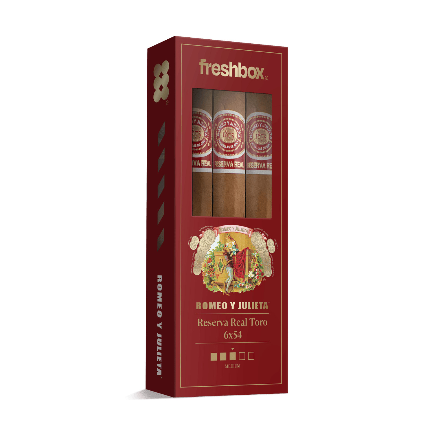 Romeo Y Julieta Reserva Real Toro 6x54 FreshBox | 3-Pack