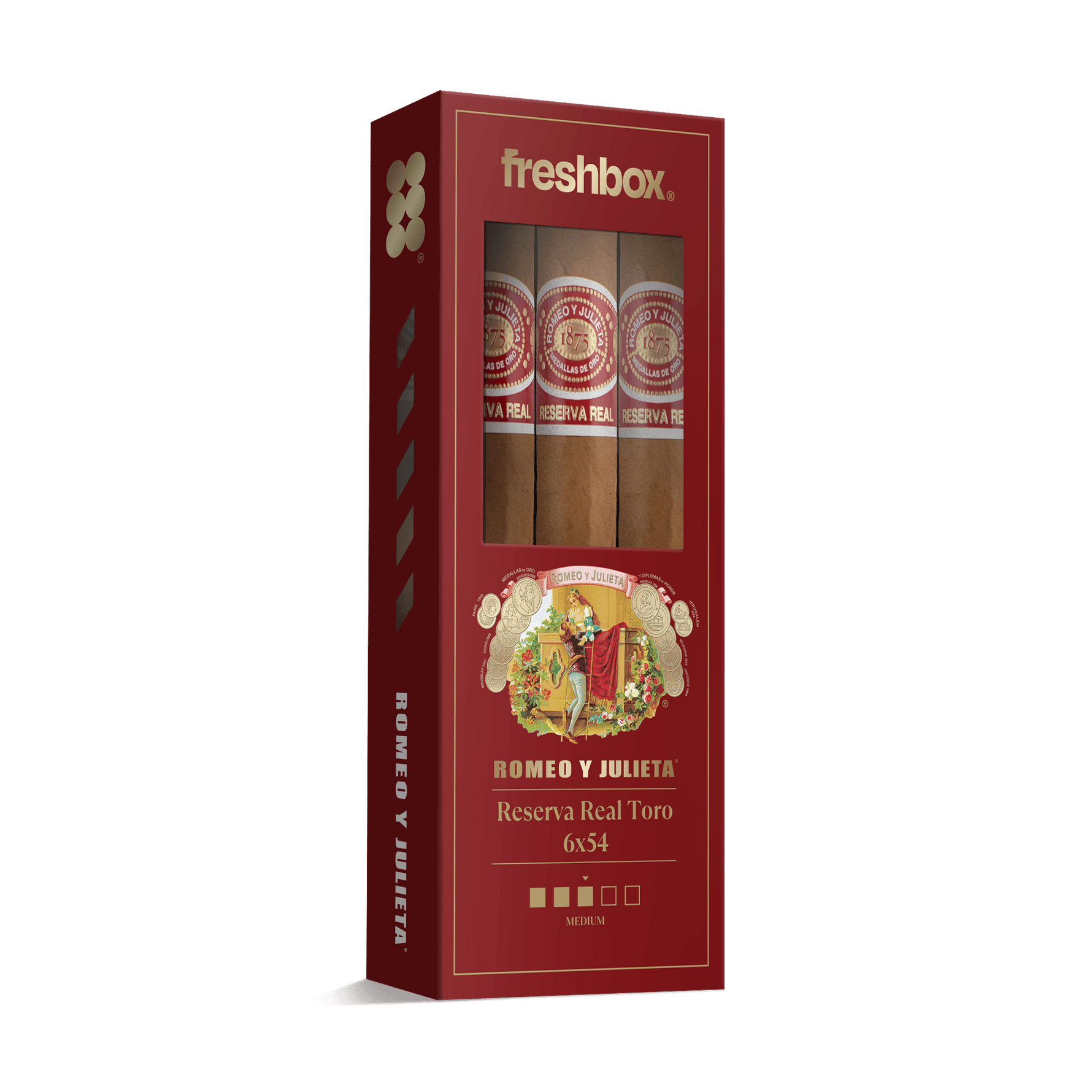 Romeo Y Julieta Reserva Real Toro 6x54 FreshBox | 3-Pack