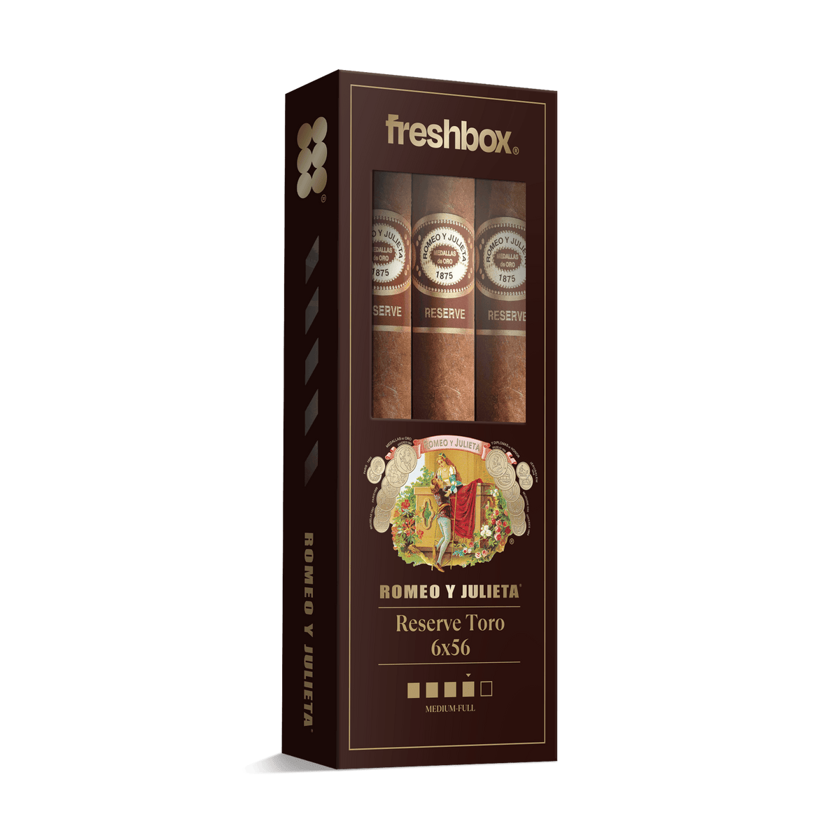 Romeo Y Julieta Reserve Toro 6x56 FreshBox | 3-Pack