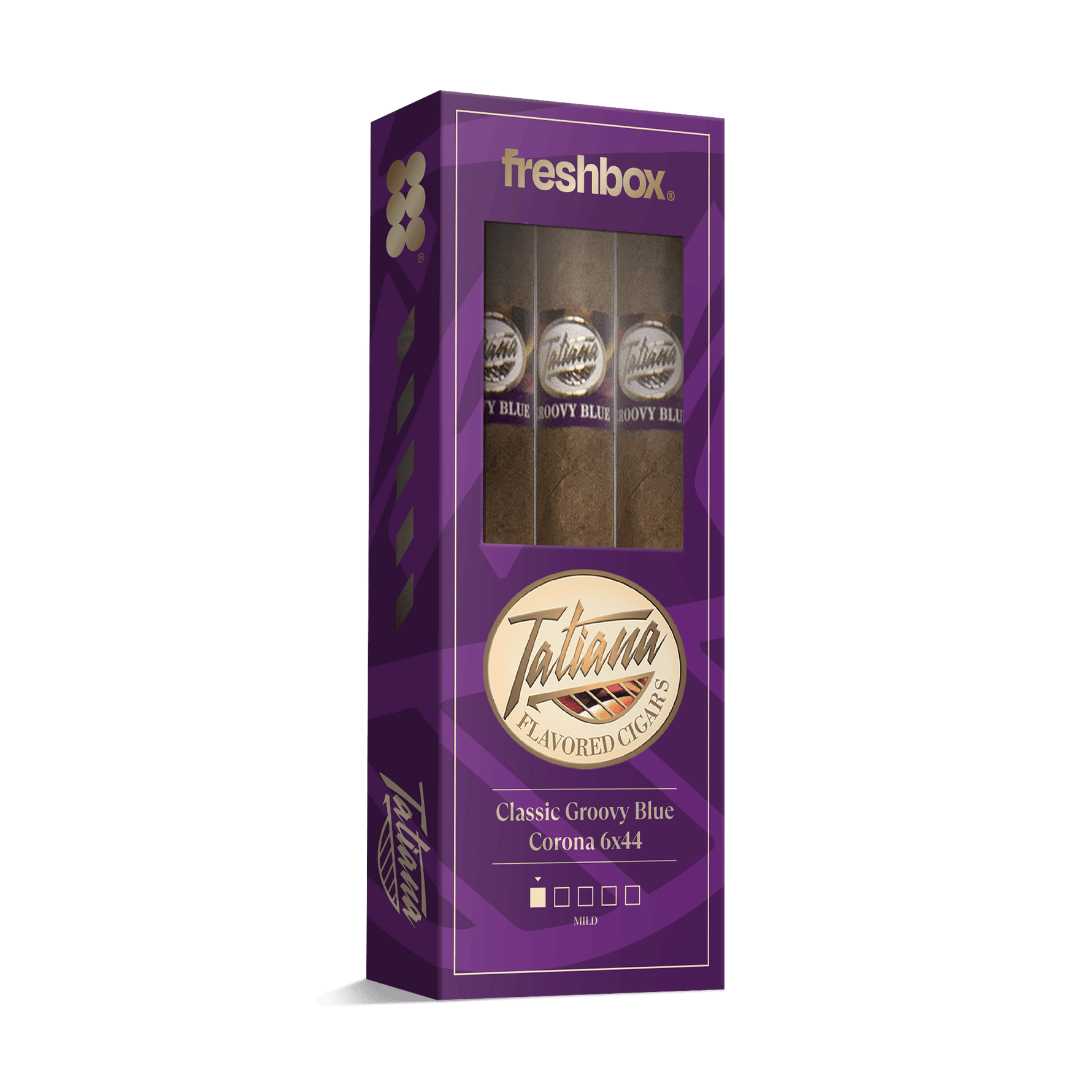 Tatiana Classic Groovy Blue Corona 6x44 FreshBox | 3-Pack