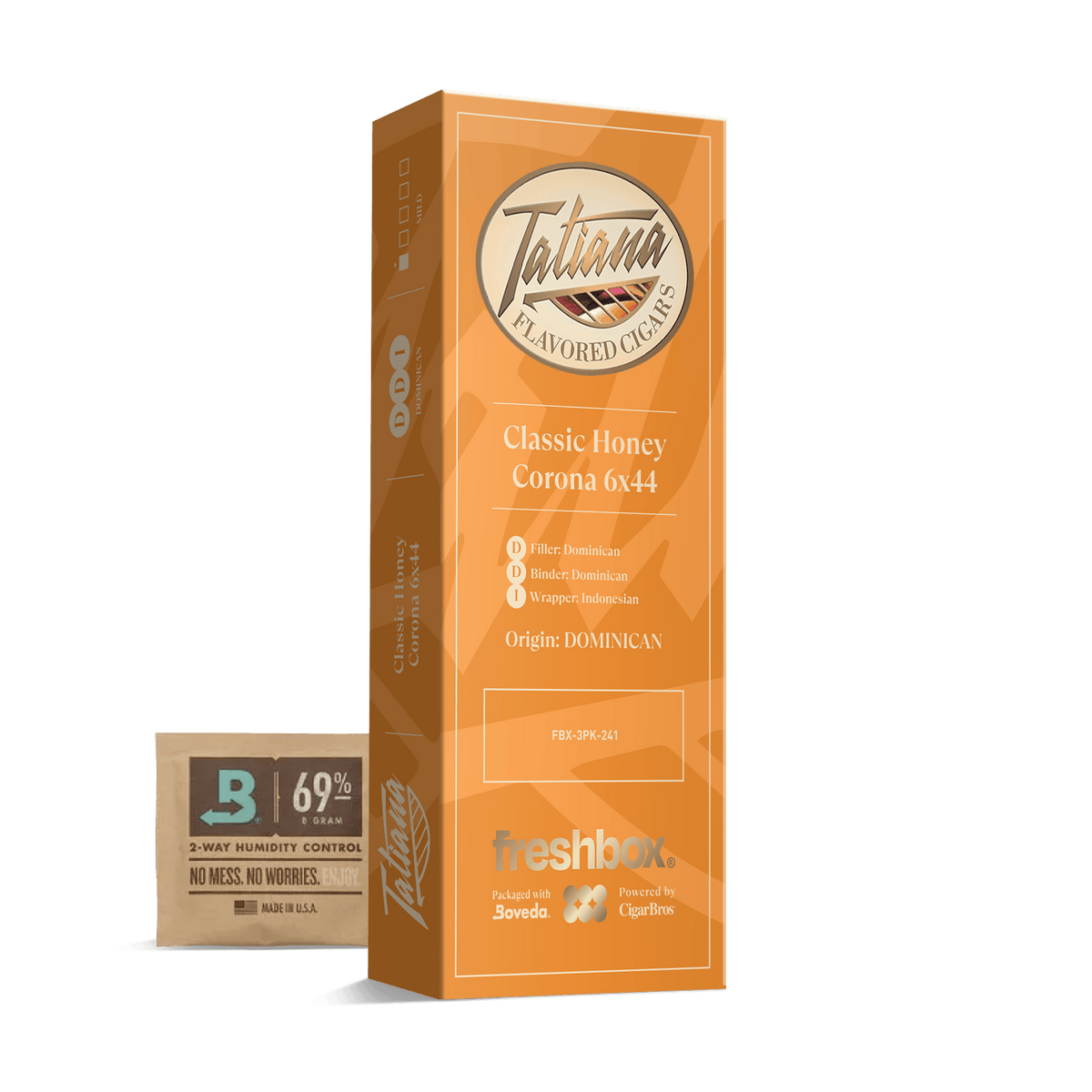 Tatiana Classic Honey Corona 6x44 FreshBox | 3-Pack