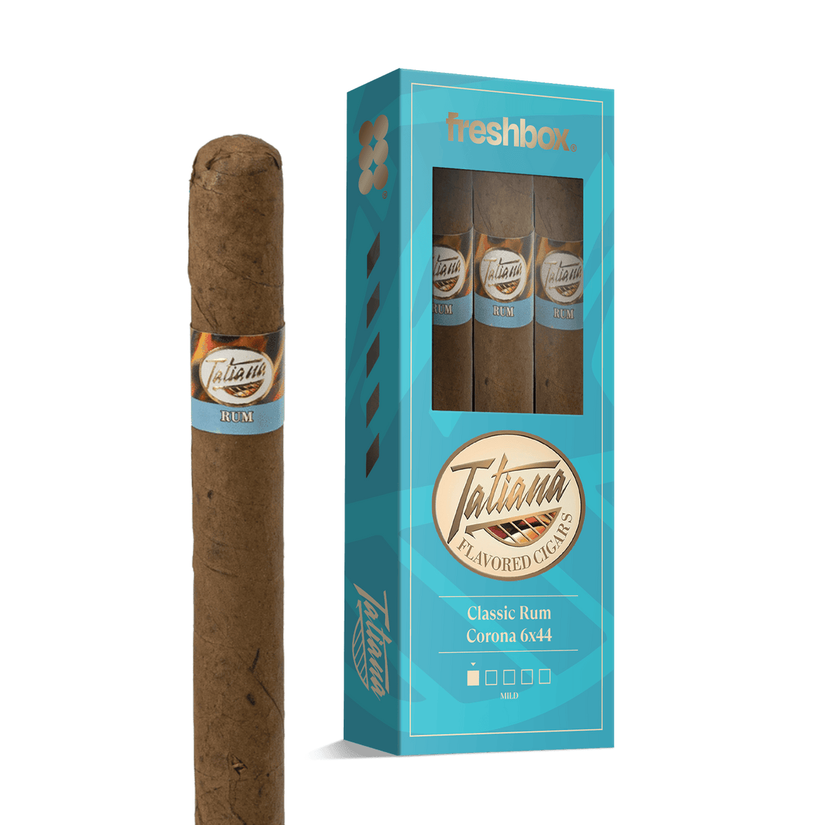 Tatiana Classic Rum Corona 6x44 FreshBox | 3-Pack
