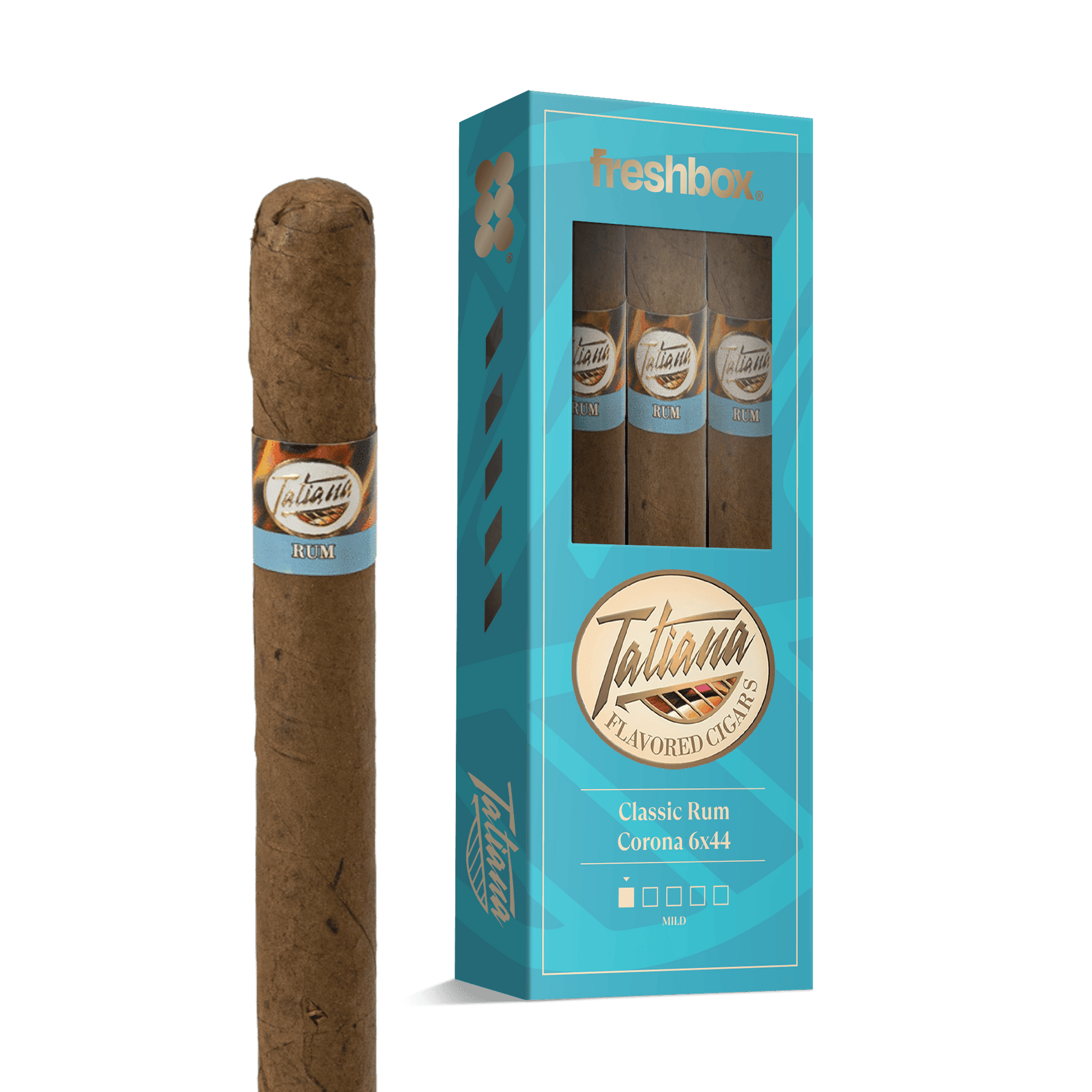 Tatiana Classic Rum Corona 6x44 FreshBox | 3-Pack
